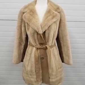 Tissavel of France Tan Pea Coat